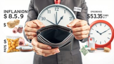Impacto da inflação no poder de compra