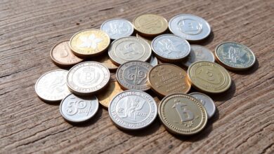 Valores das moedas