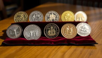 moedas comemorativas