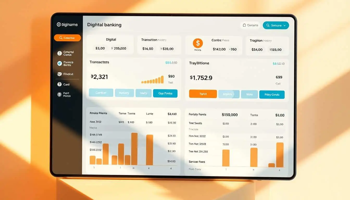 Comparativo entre contas digitais e tradicionais